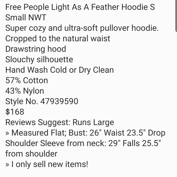 Free People Light as a Feather Hoodie - Picture 5 of 5